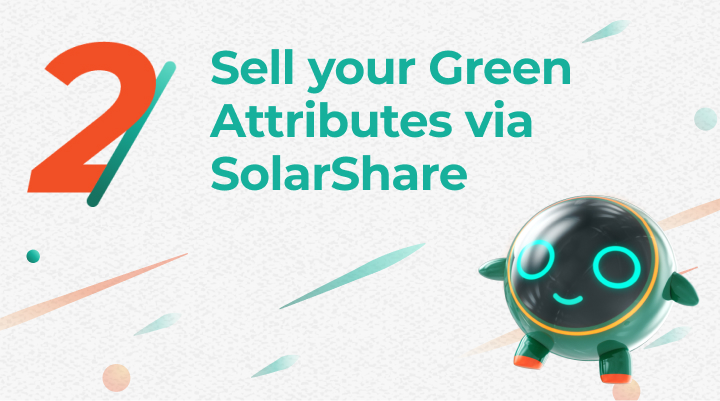 Sell green attributes to SolarShare